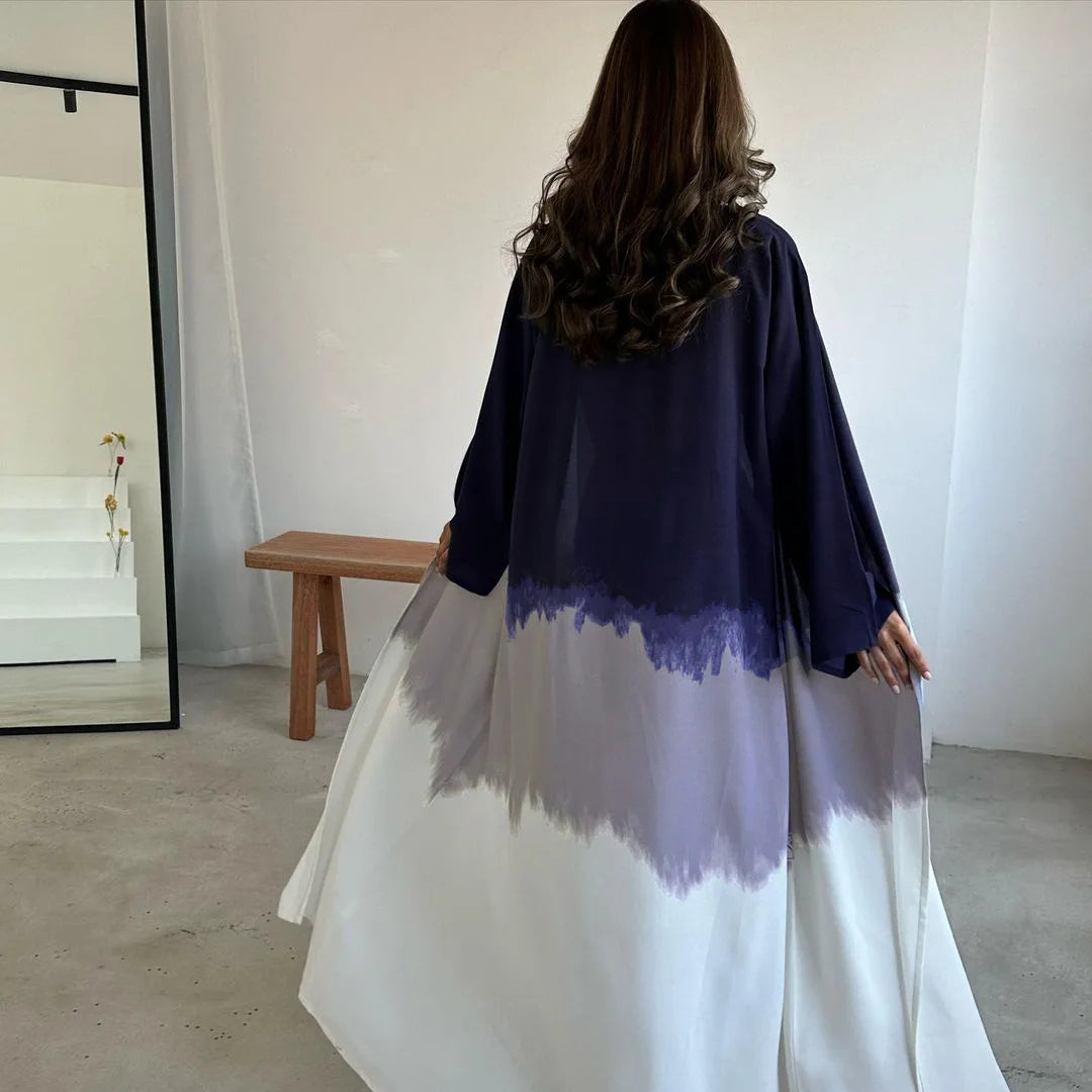 OpulenteCharm Gradient Abaya